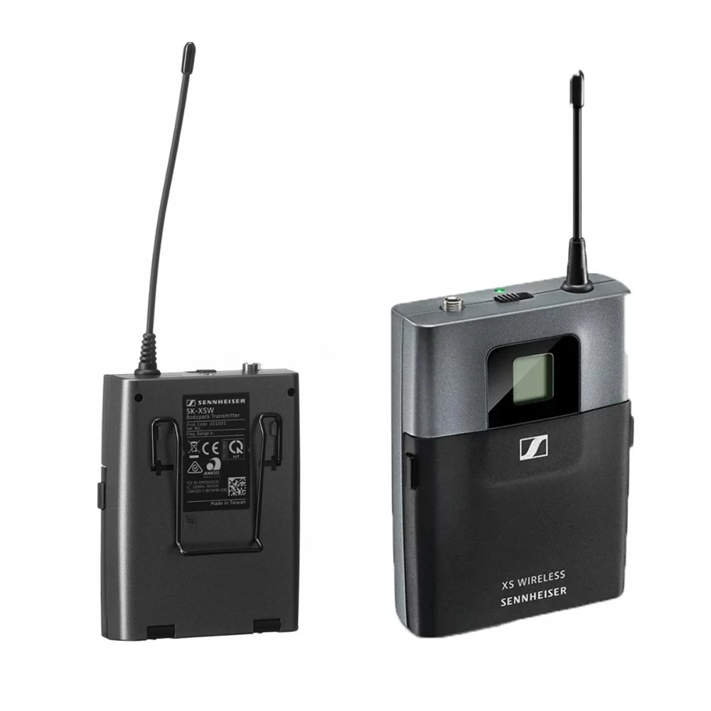 Sennheiser XSW 1-ME3 무선 헤드셋 마이크 시스템 (ME 3 헤드셋 포함), SK-XSW 바디 팩 송신기 및 EM-XSW 1 수신기