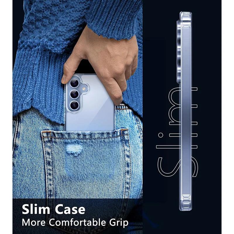 Flexible Durable Phone Case – Clear TPU 360° Soft Transparent Shockproof Shield