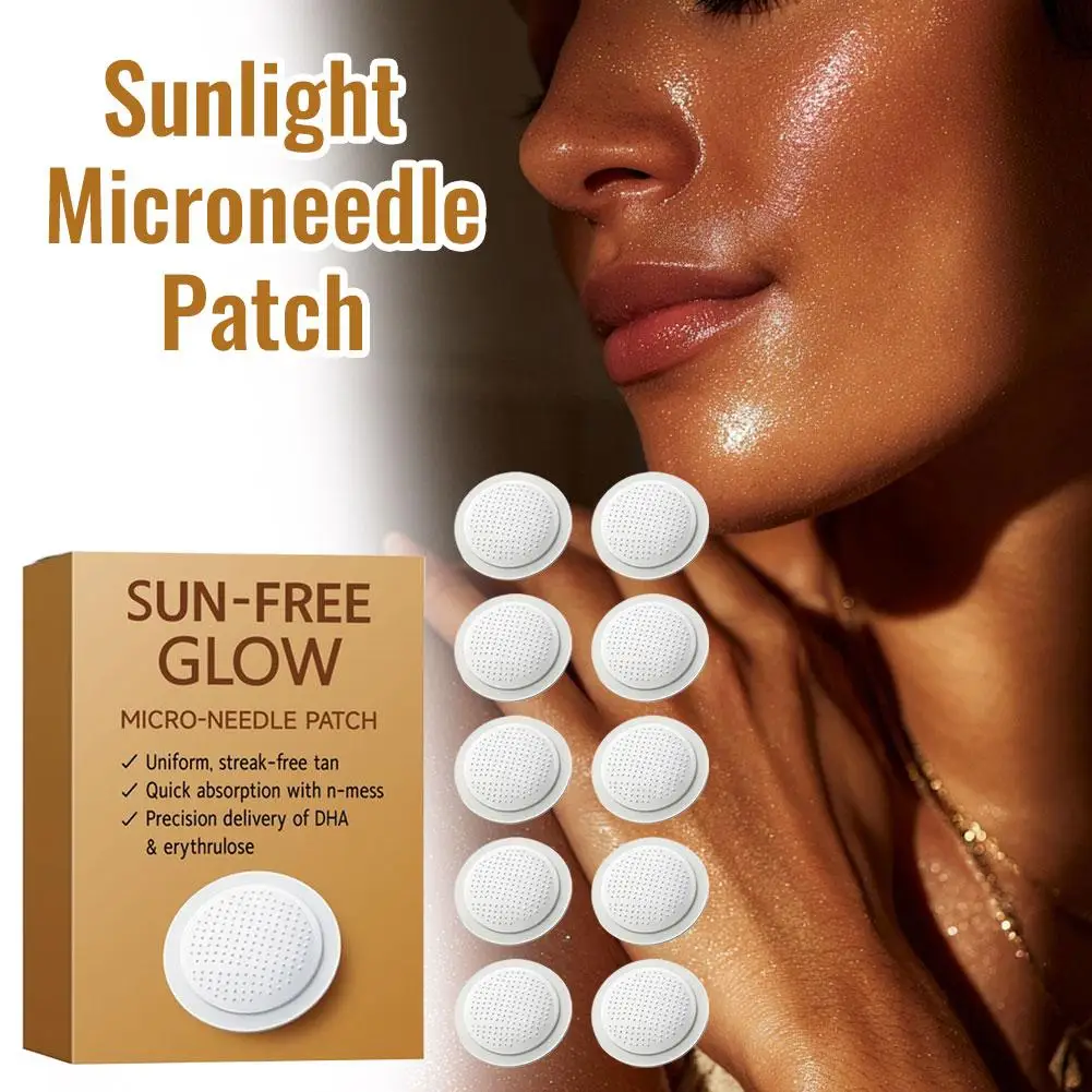 Convenient Sunless Tanning Mico Needle Patches Save Sunbathing Time Realize Quick Dakening And Maintain Nice Skin_voghion.com