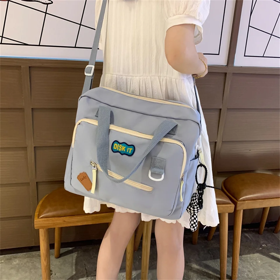 Kawaii College Style Multipocket Shoulder Backpack