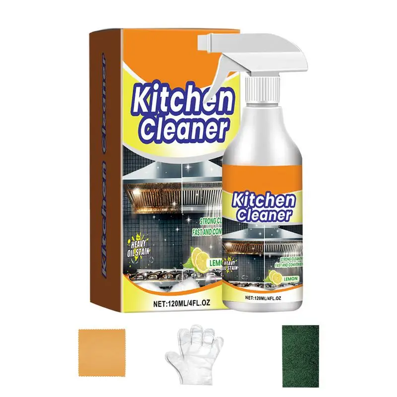 All-purpose Kitchen Pots & Pan Cleaner 120m Dirt Oil Cleaning Bubble Spray Multipurpose De-greasing Powerful Cleaner For Pots
