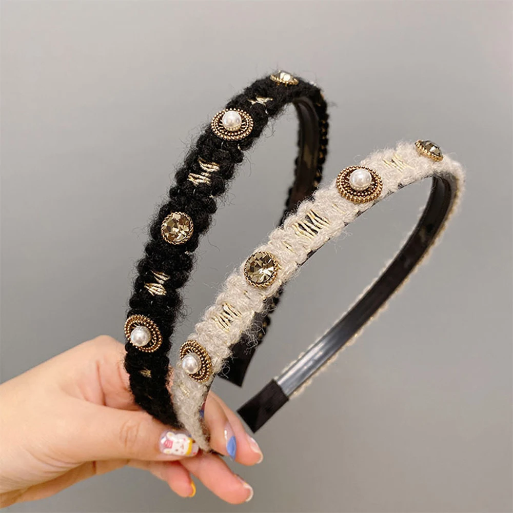 

Women Headwear Rhinestone Bridal Butterfly Zircon Hairband Baroque Headband Hair Jewelry Head Hoop