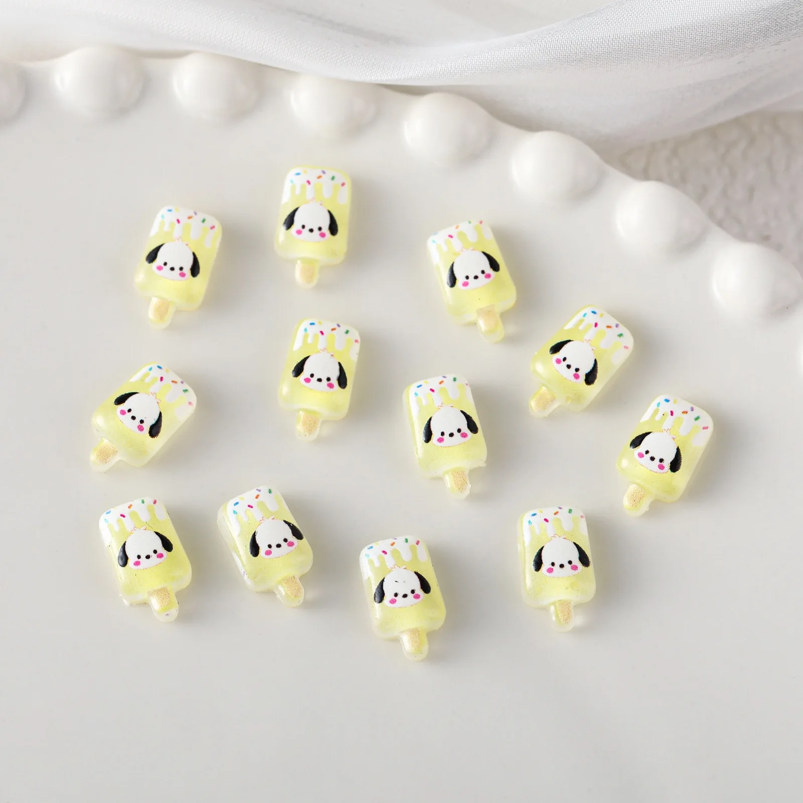 Disney series cartoon mini ice Cream 3D Cabochon Scrapbooking DIY Jewelry Ornament Manicure Decorate Accessories resin nail art crafts resin jewelry accessories resin embellishments cartoon animals nail art accessories cartoon animal nail art crafts 50PCS