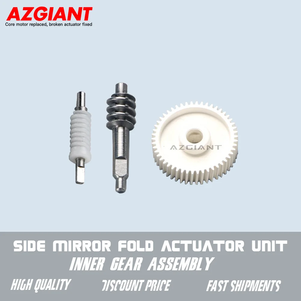 Azgiant Side Wing Mirror Modulo Pieghevole Set Di Ingranaggi Interni Per Nissan X-Trail Juke F15 Pulsar B17 Qashqai 2000-2020