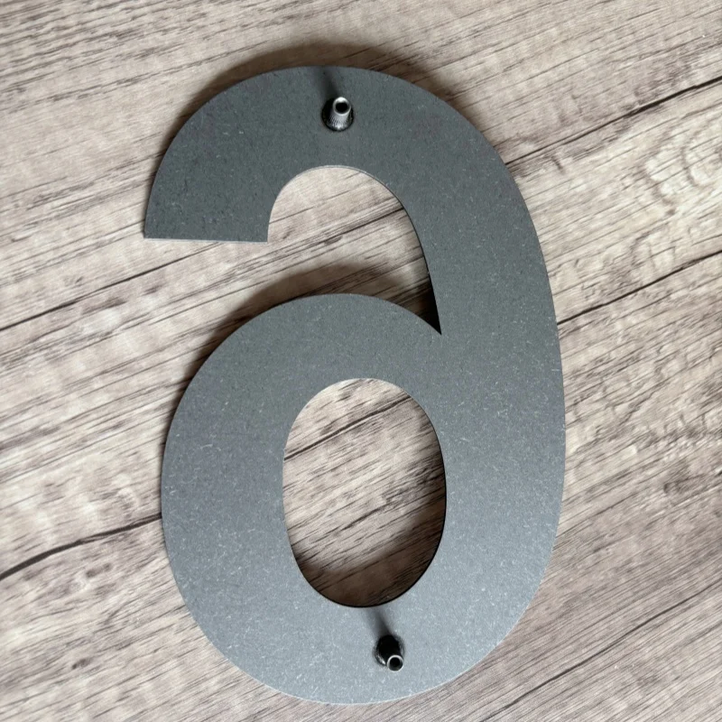 12 Inch House Number Outdoor Stainless Steel Address Number Plate Name For Garage Apartment Floor Floating Appearance house number signs house numbers number plate