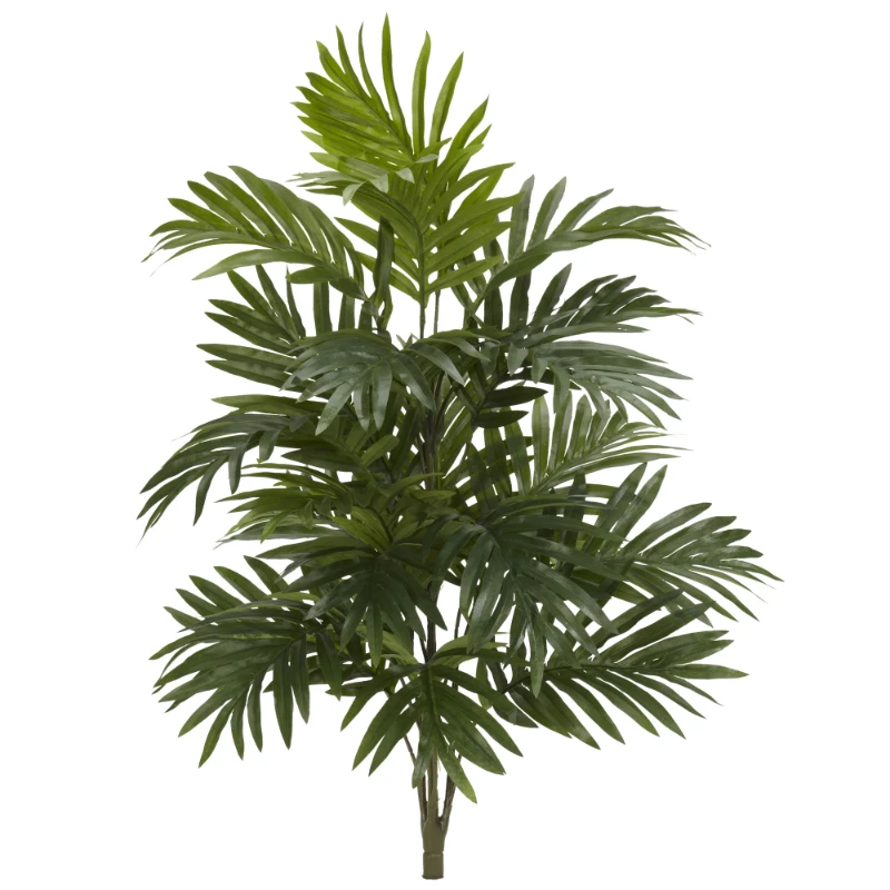 

30" Areca Palm Plastic Artificial Plant (Set of 3), Green