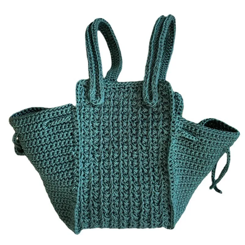 Crochet kit Strawberry bag Crocheting DIY trapeze wave handbag set handmade knitting shoulder bag material beginner