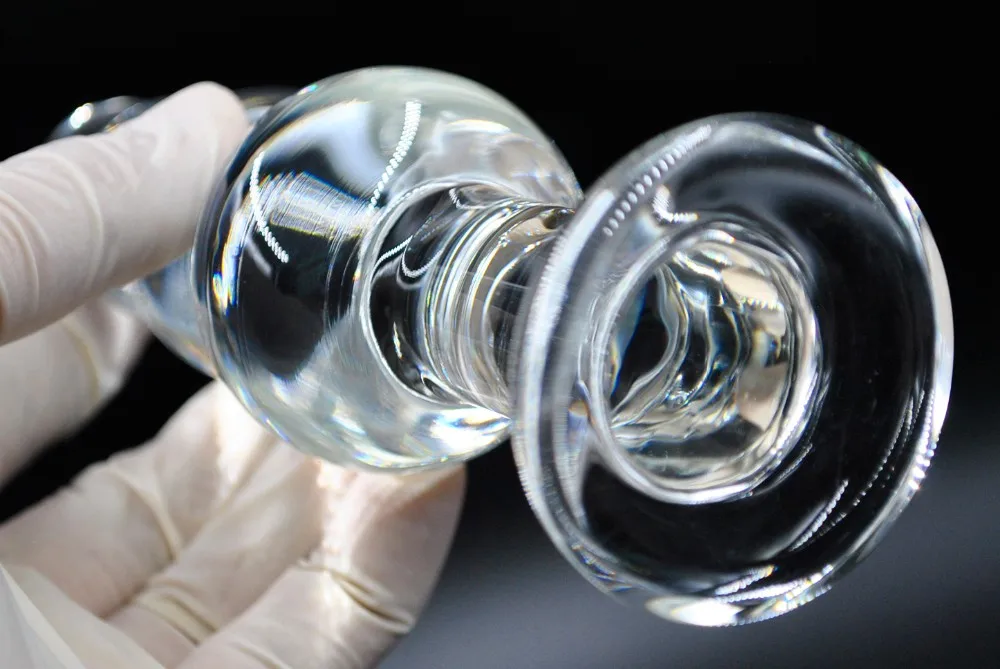 Grandi perline anali in vetro Pyrex, palline grandi, dildo di cristallo, butt plug, cazzo artificiale, masturbarsi_voghion.com
