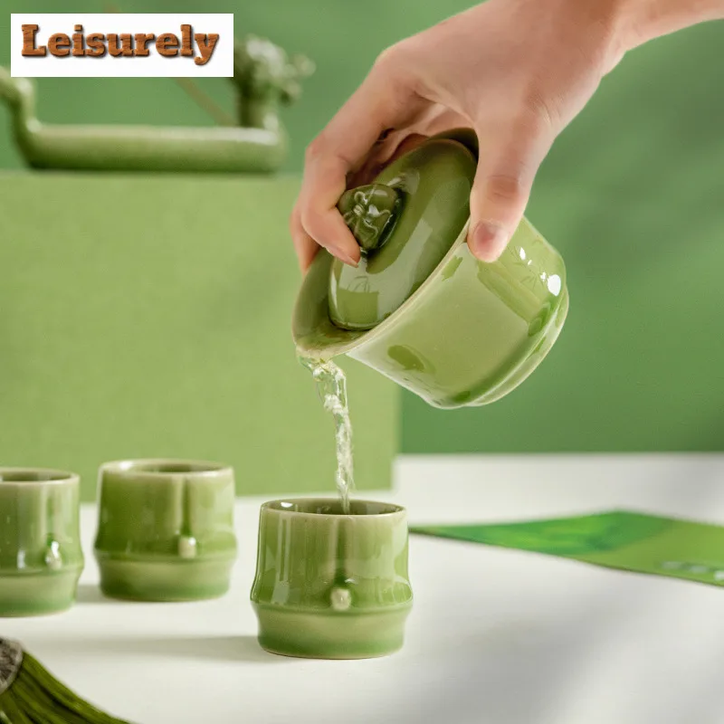 Dragon Boat Festival Tea Set Complete Set Zen Tea Ceremony Set Tea Soaking Teapot And Tea Cup Set Chinese Tea Set Decoration