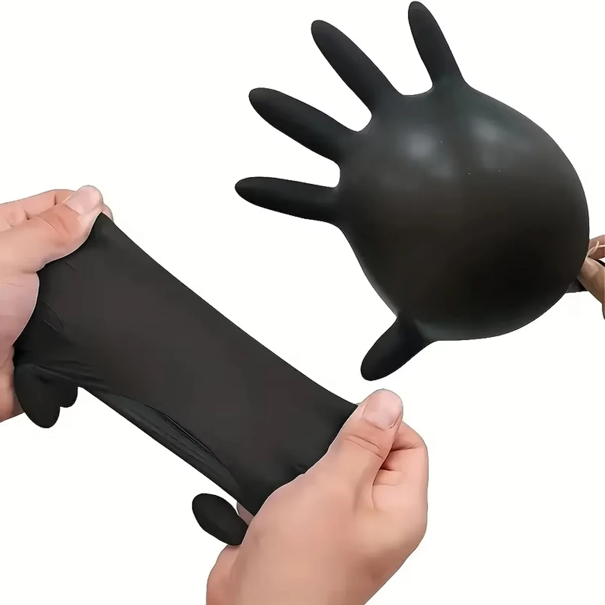 10/50 Pcs Disposable Black Nitrile Gloves Multi-Purpose Latex Free Sterile Medical Cooking Household Simple Clean