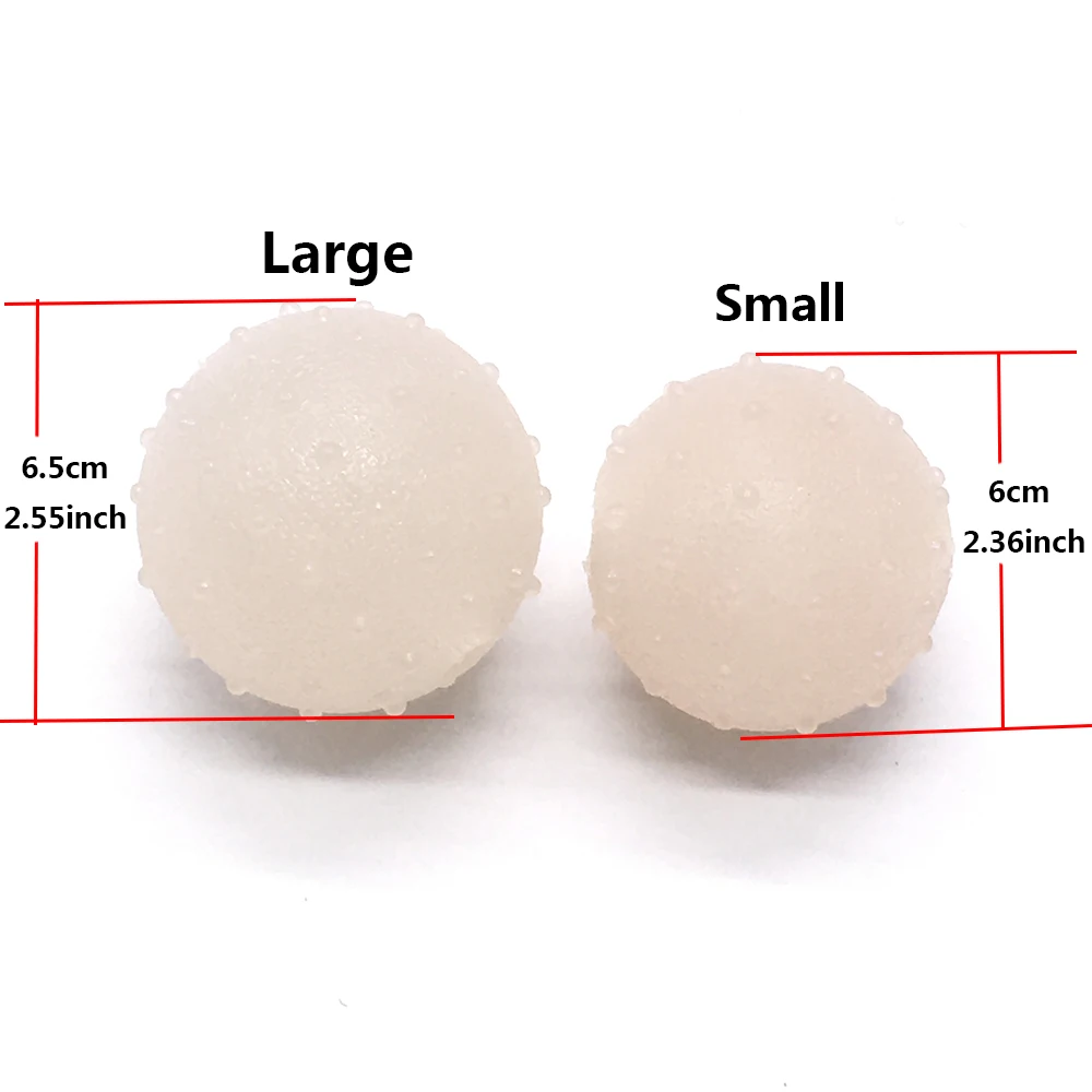 Funny Dog Chew Ball TPR Elastic Luminous Balls Small Dogs Teeth Cleaning Leakage Food Toy Glow in The Dark Ball Pet Toys 4