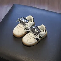 Boys And Girls Canvas Shoes Children's School Performance Shoes Fashion Children Biscuit Bottom Breathable Kids Shoes 3