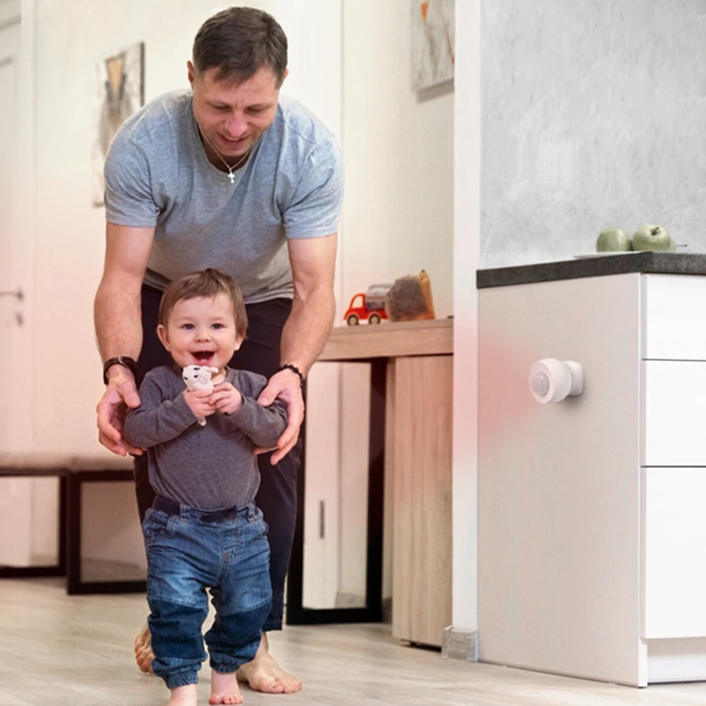 AVATTO Zigbee Smart Motion Sensor Detector Smart Human Body Movement Sensor APP Wireless Works With Alexa Google Home