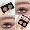 Taro Rose Tea Low Saturation Olive Skin Powder Brown Two-Color Eyeshadow Tray Monochrome Matte Pure Wind Earth Color 6