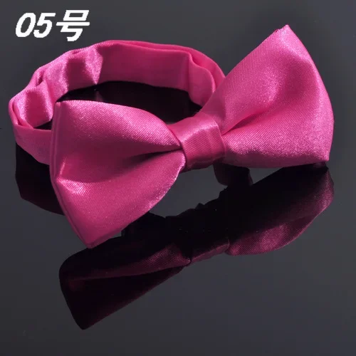 Children's Bow tie Boy Flower Boy Gentleman's bow tie Solid color bow