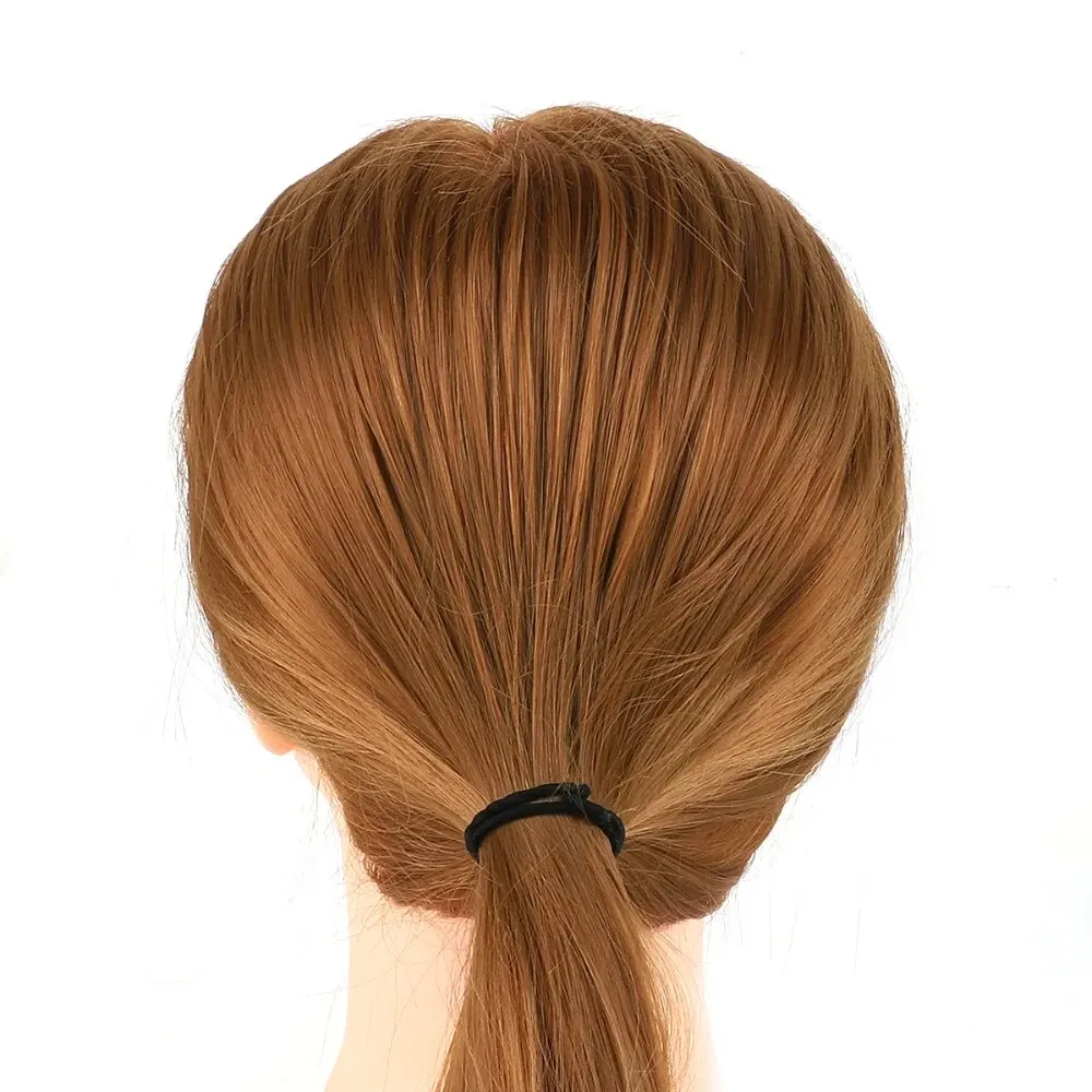 Цветная Женская эластичная резинка для волос, 100 шт., зажим для ...