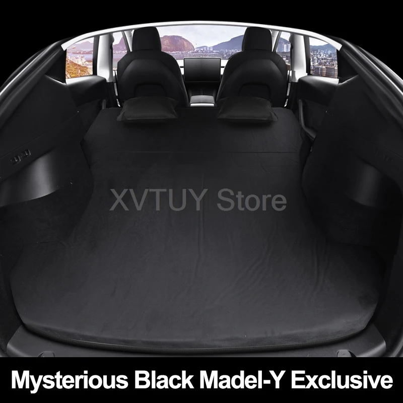 For Tesla Model3/Y Inflatable Air Mattress Self-Inflating Car Camping Bed Folding Portable Outdoor Camping Cushion for Traveling