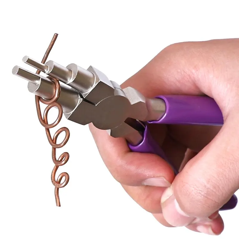 Description Picture 2 of itemJewelry Pliers 6-In-1 Bail Making Pliers Carbon Steel Wire Bending Looping Pliers for 3mm to 10mm Loops and Jump Rings