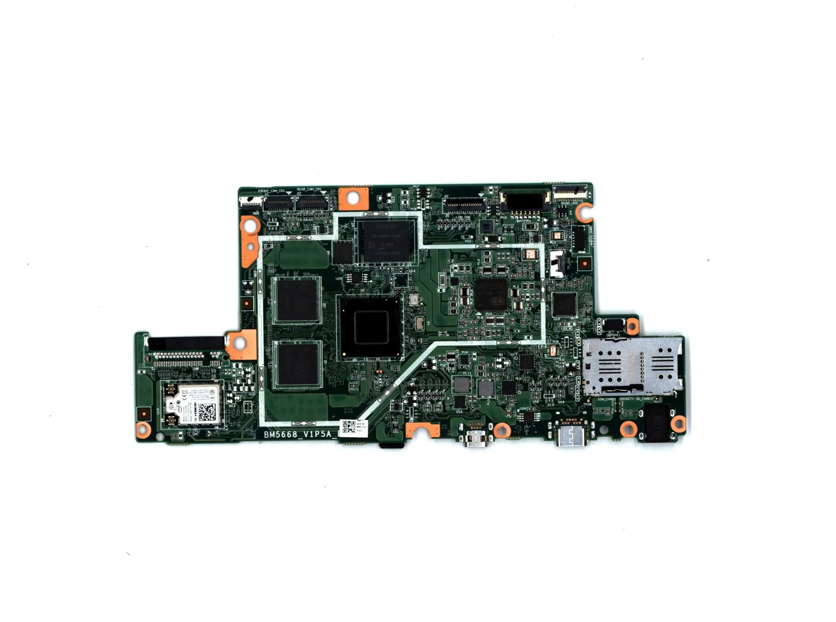 New SN BM5668 FRU PN 5B20N38176 CPU X5Z835 UMA DRAM 2G 4G SSD 32G 64G 128G Miix 320-10ICR 325-10ICR Tablet IdeaPad motherboard