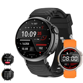 Smartwatch Ultra per Donne e Uomini, Display HD da 1,52'', Tracker Fitness con Monitoraggio della Salute, Oltre 120 Modalità Sportive per Android e iOS