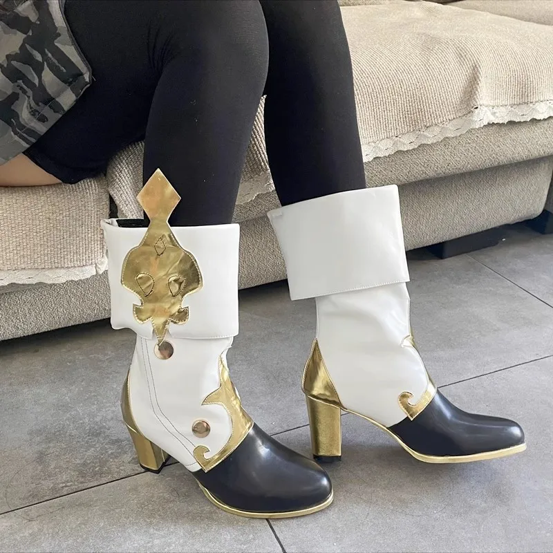 2023New Game Genshin Impact Clorinde Genshin Cosplay Shoes