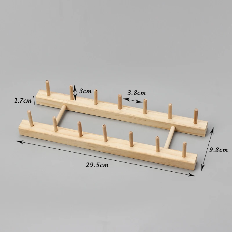 Sewing Thread Rack, Durable Cones Stand Shelf Space Saving Sturdy Wooden  Thread - AliExpress