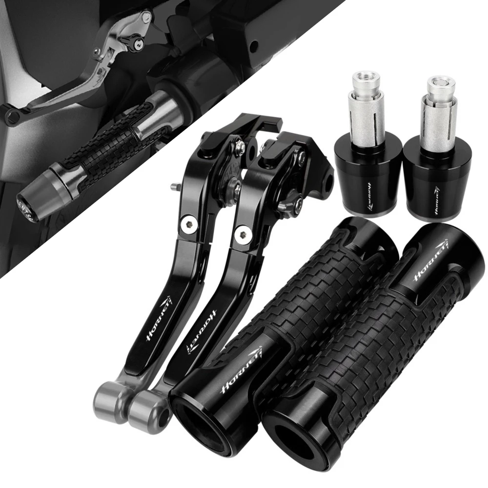 

For Honda CB600F CB599 Hornet 2007-2013 Motorcycle Accessories Extendable Adjustable Brake Clutch Levers Handlebar Grips Ends