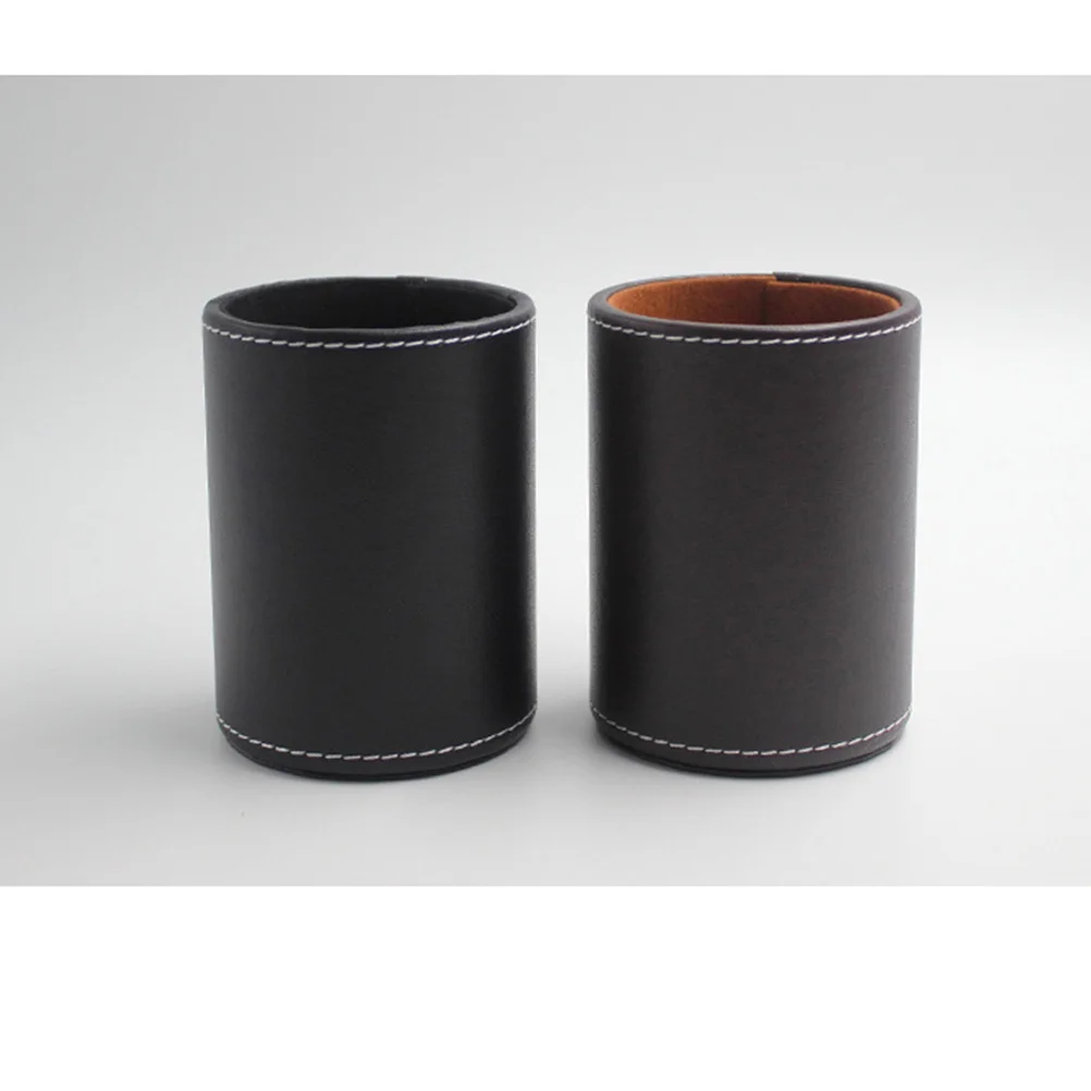 

PU Pen Holder for Desk Pencil Container Office Supplies Desktop Business