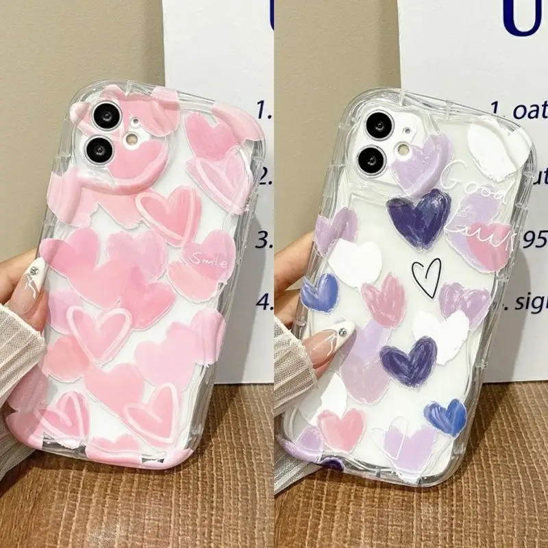 Floral Heart Design Phone Case - Elegant & Stylish Protection