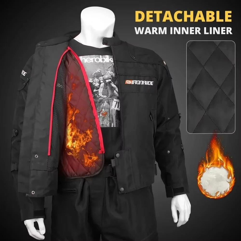 Motorcycle Jacket Men's Motocross Protector Pants Cycling Coats Riding Clothes M-3XL motorcycle jacket,motorcycle clothing