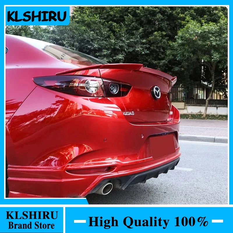 

Высококачественный задний спойлер из АБС-пластика для Mazda 3 Axela 2020, крышка багажника, Стайлинг автомобиля