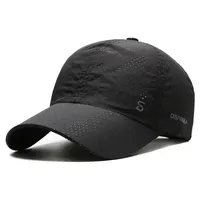 Casquette de course pour hommes, Design Original, fine, séchage rapide, respirant, langue de canard, plein air, soleil, pêche d'été, casquette de Baseball 5
