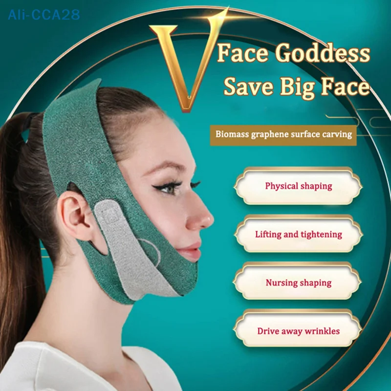 

V Face Shaping Bandage Lift Up Face Thin Mask Reduce Double Chin Elastic Breathable V-Line Anti Wrinkle Face Bandage Face Care