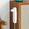 1/3/5/10 Pcs Self-Adhesive Desktop Socket Fixer Cable Organizer Wall Hanging Plug-in Removable Fixer Home Office Accessories 3