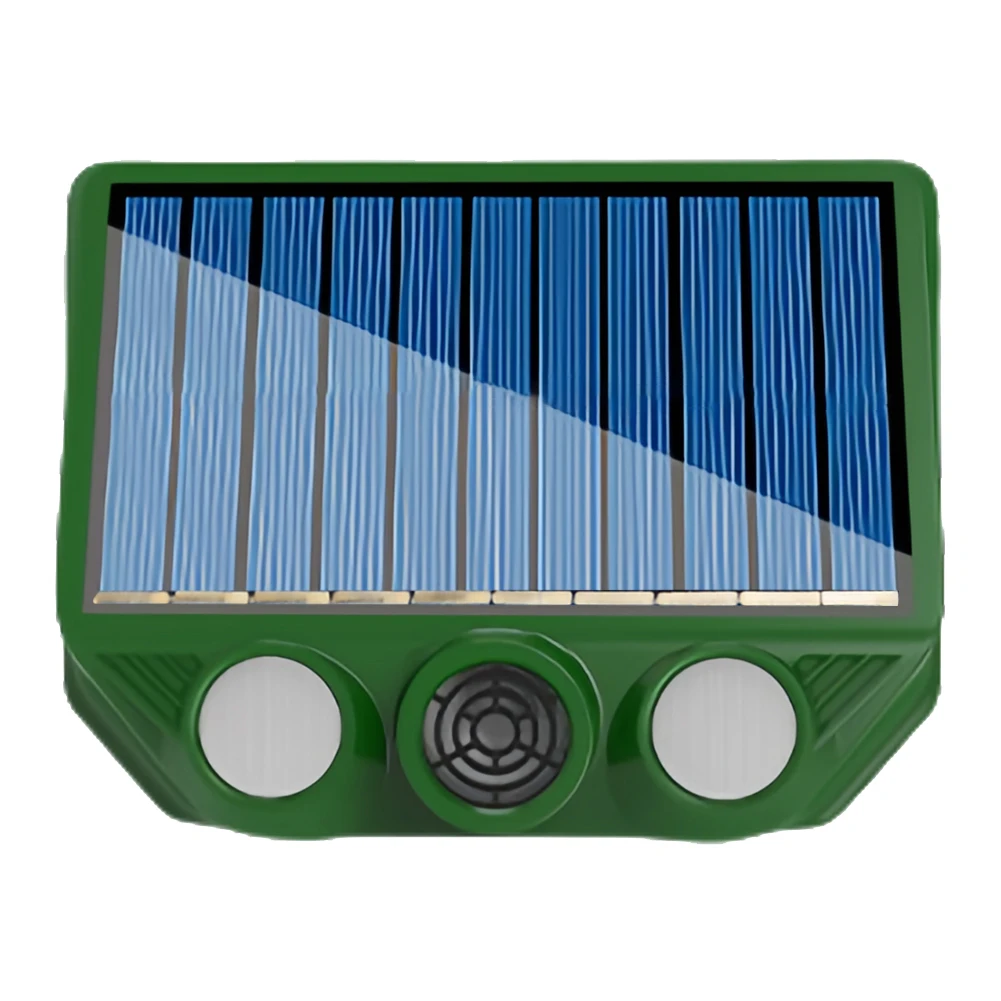 Solar Ultrasonic Animal Driver with Red White Flash Light USB Charging Animal Repellent Device for Outdoor Lawns Garden 4