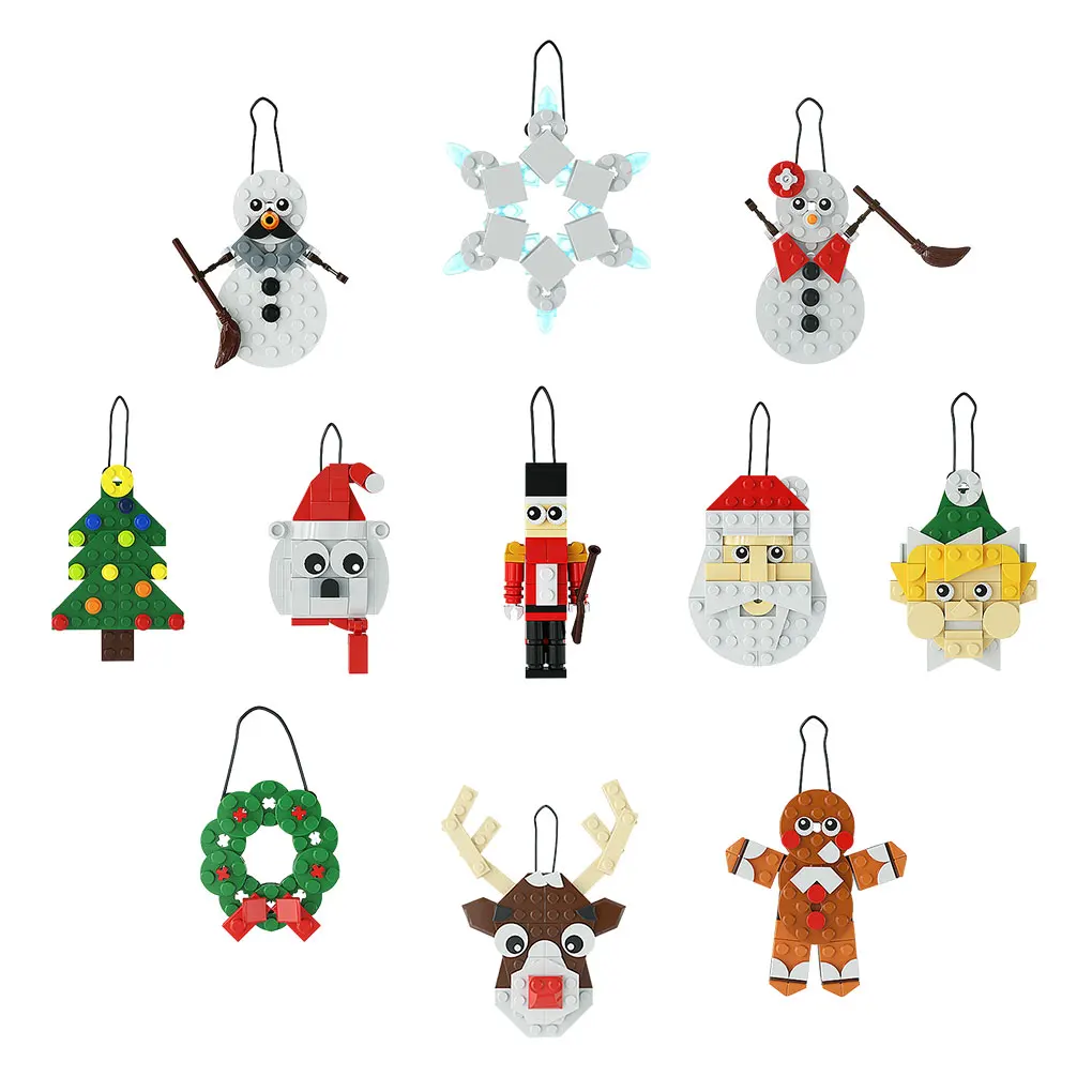 

Edutainment Building Blocks Christmas Theme For Wide Application Building Blocks Toys Pendant