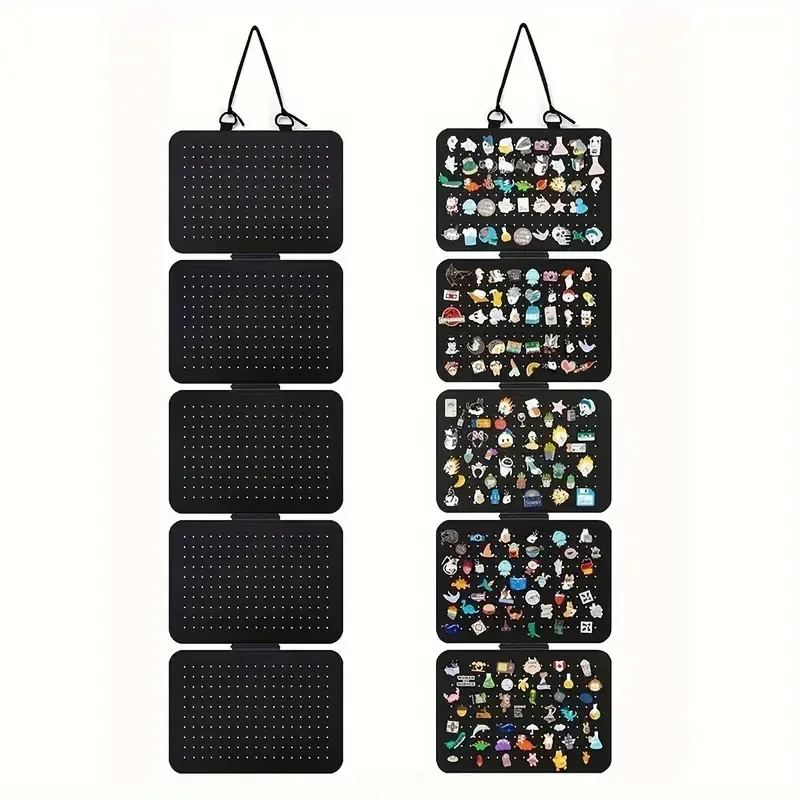 Wall Hanging Brooch Jewelry Storage Case Display Stand Display Banner Holder Earrings Necklace Glitter Pin Collection Organizer 2