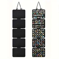 Wall Hanging Brooch Jewelry Storage Case Display Stand Display Banner Holder Earrings Necklace Glitter Pin Collection Organizer 2