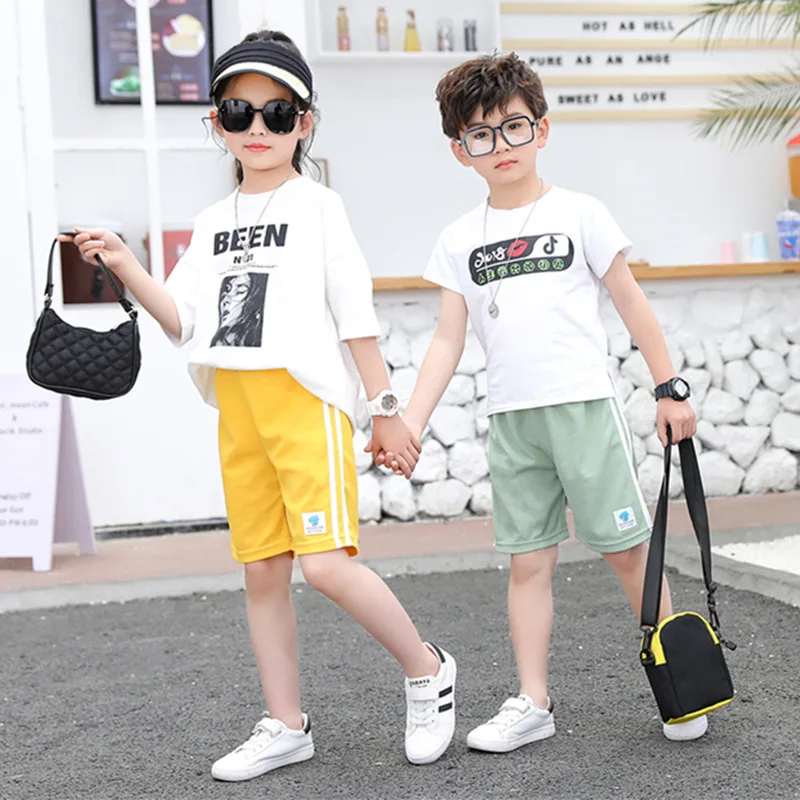 Boys Girls Summer Shorts Thin Elastic Short Pants for Kids Outfits Teenage 2T-11T Sport Shorts Toddler Children Short Trousers 17 S3de5027e9ac8426b97a23372d1a2777f2