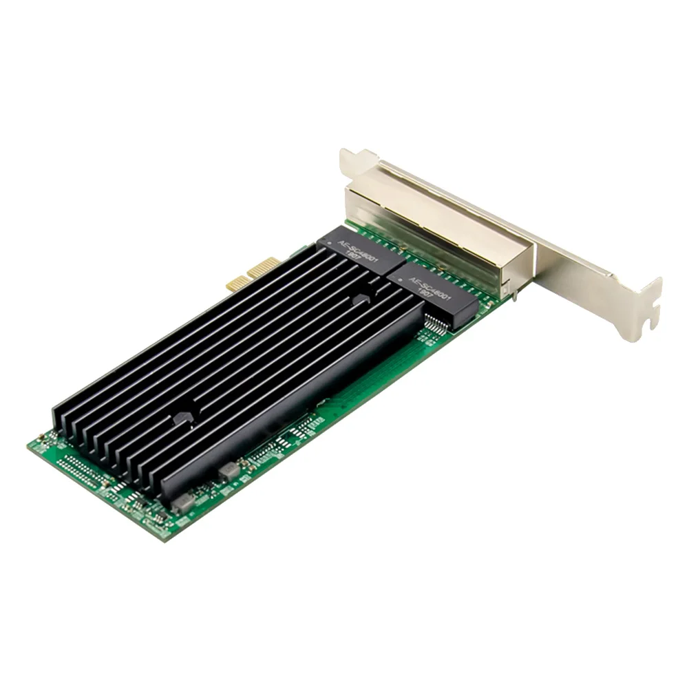 Rede Gigabit Pci-e de Portas Servidor Lan Quad Port Chip Intel 82576 1x Pcie x1 10 Mbps 100 Mbps 1000mbps - Imagem 3
