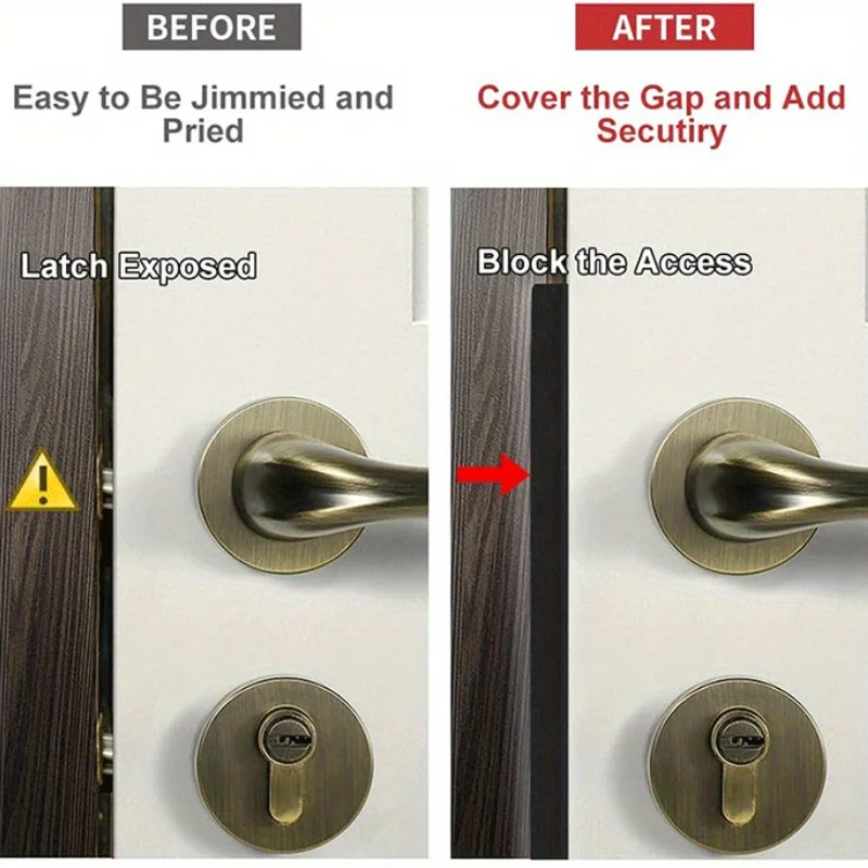L-shaped Stainless Steel Latch Guard, Invisible Latch Guard, External Latch Latch/latch Safety Protector
