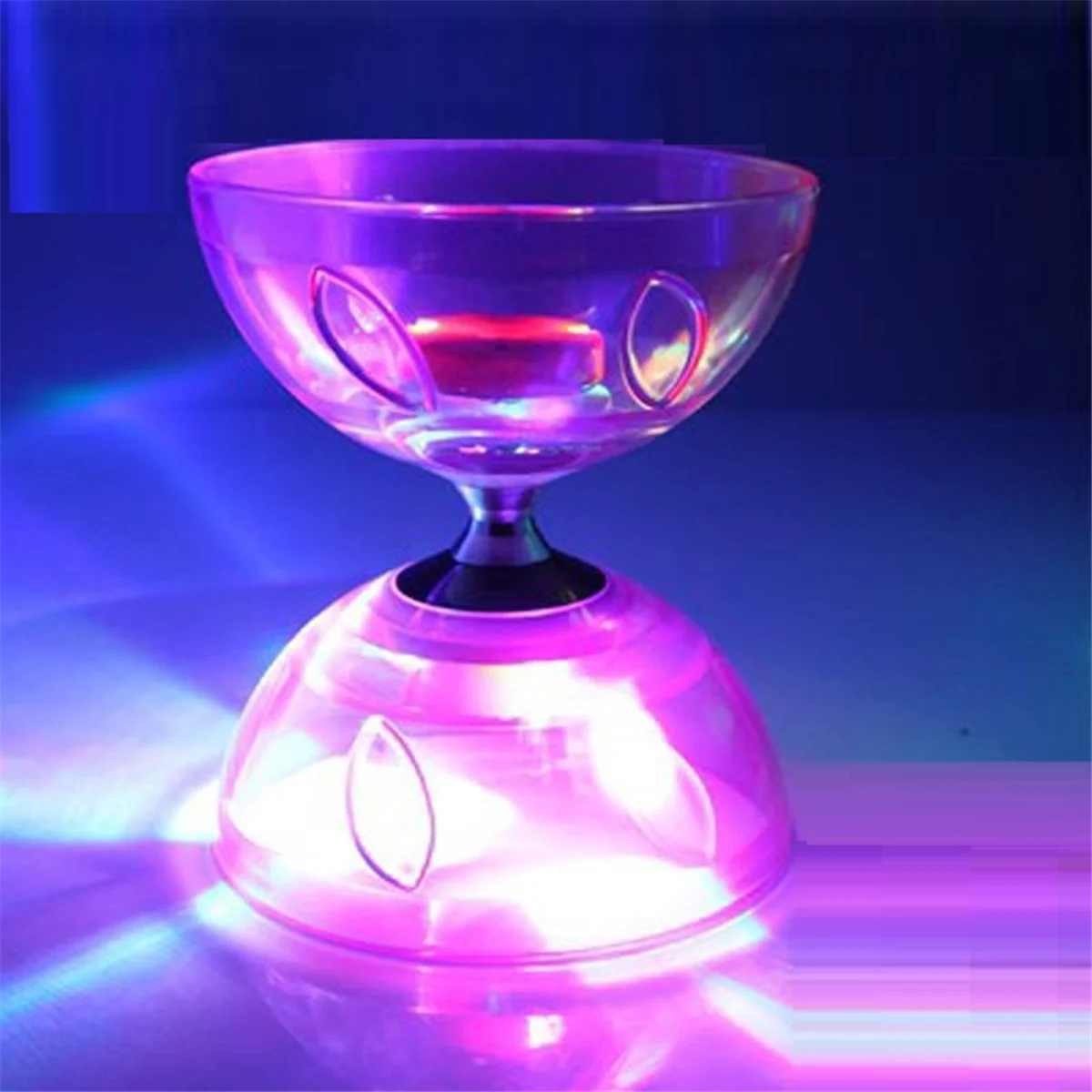B48B-China Diabolo Suit Three Bearings China Diabolo Toy Luminous Children Pull the Bell.