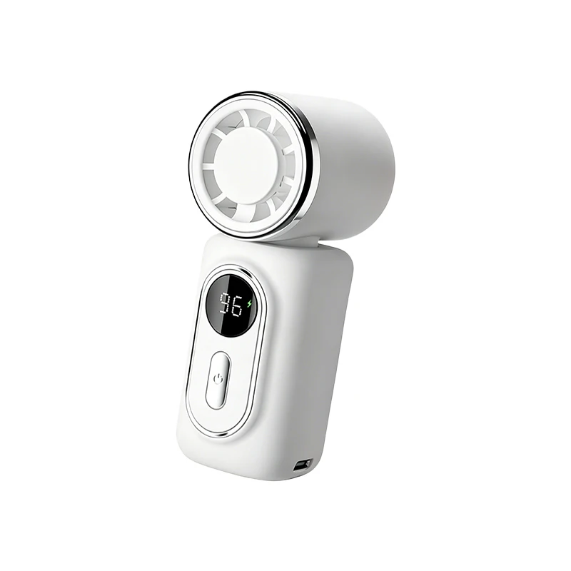Compact Handheld Fan with Adjustable Speeds and Rechargeable Battery