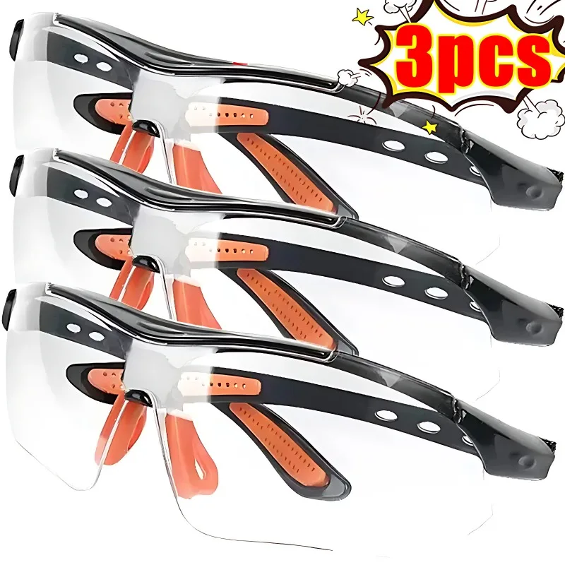 Clear Eye Sand Prevention Windproof Safety Riding Goggles Vented Glasses Work Laboratory Safety Goggle Glasses Cycling safety goggles