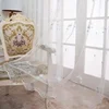 Window Dandelion Embroidered White Window Screen Finished Translucent,2025 New 1PC Modern Curtain Screen Minimalist Bedroom 4