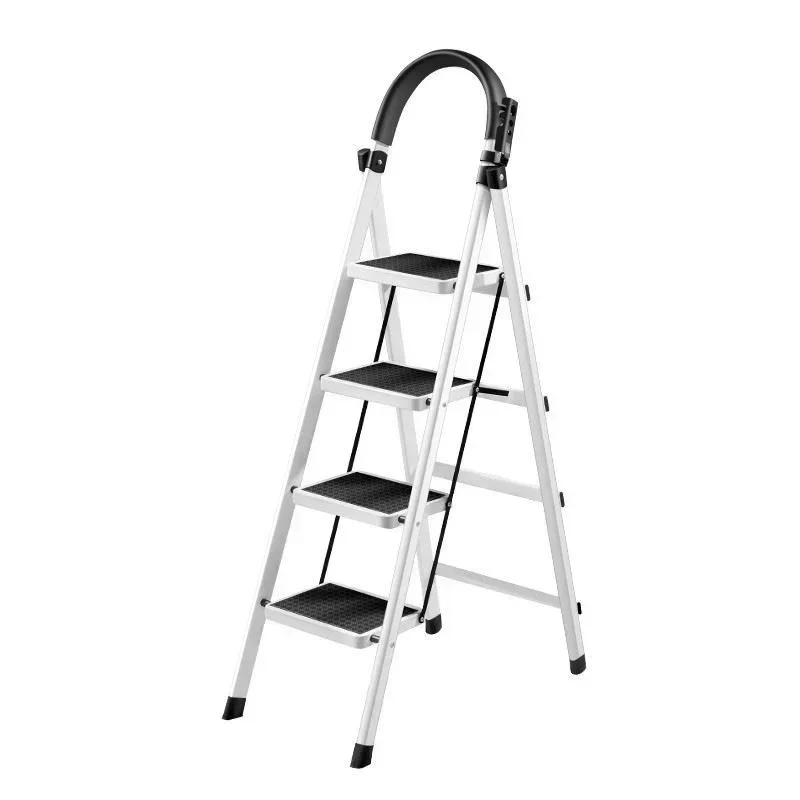 

Thickened High Stools Kitchen Foldable Telescopic Widened Non-slip Step Ladder Chair Stable Load-bearing Ladder Stool