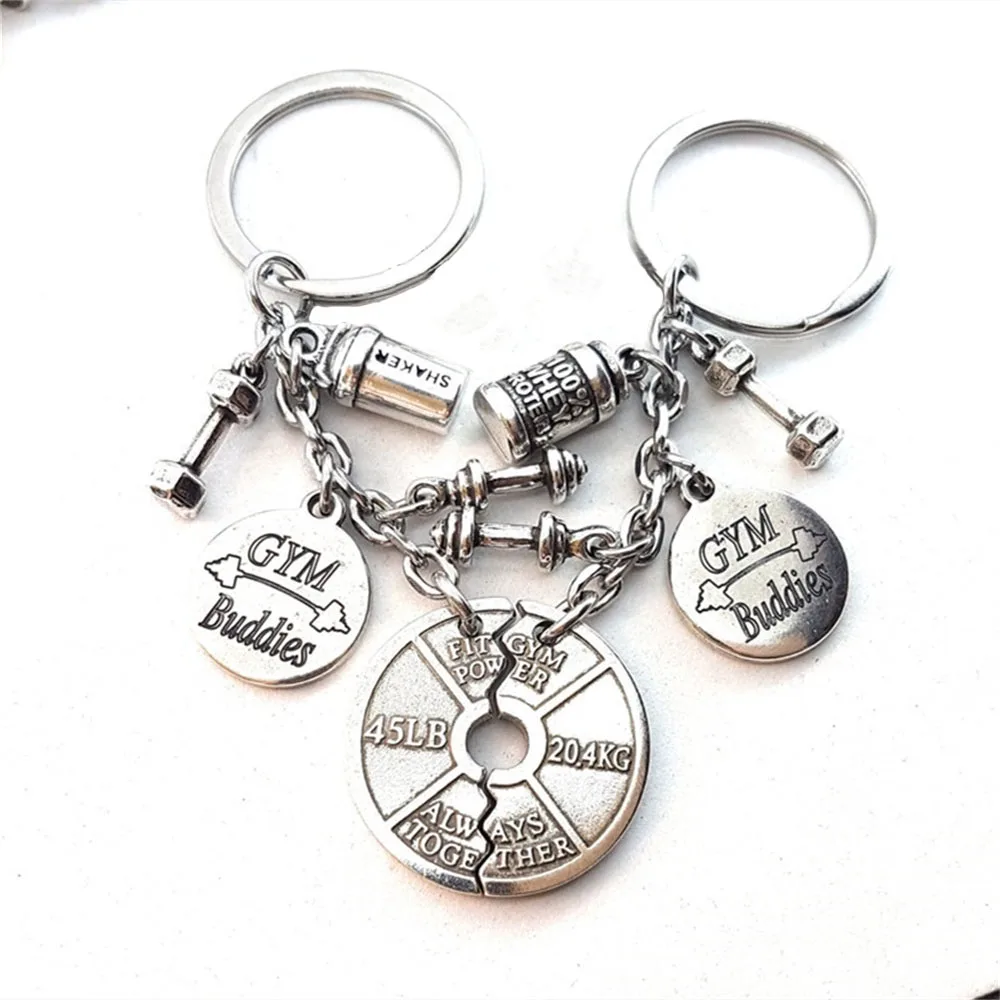 

10pair Gym Gift Couples Gym Buddies Keichains Weight Plate Always Together Custom Gift Bodybuilding Gift Gym Gifts Fitness Gifts