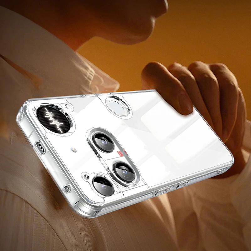 Protective Transparent Phone Case with Enhanced Durability