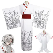 

Anime Demon Slayer Kimetsu No Yaiba Spider Rui Mother Cosplay Costume Halloween Party Kimono Full Set Clothes