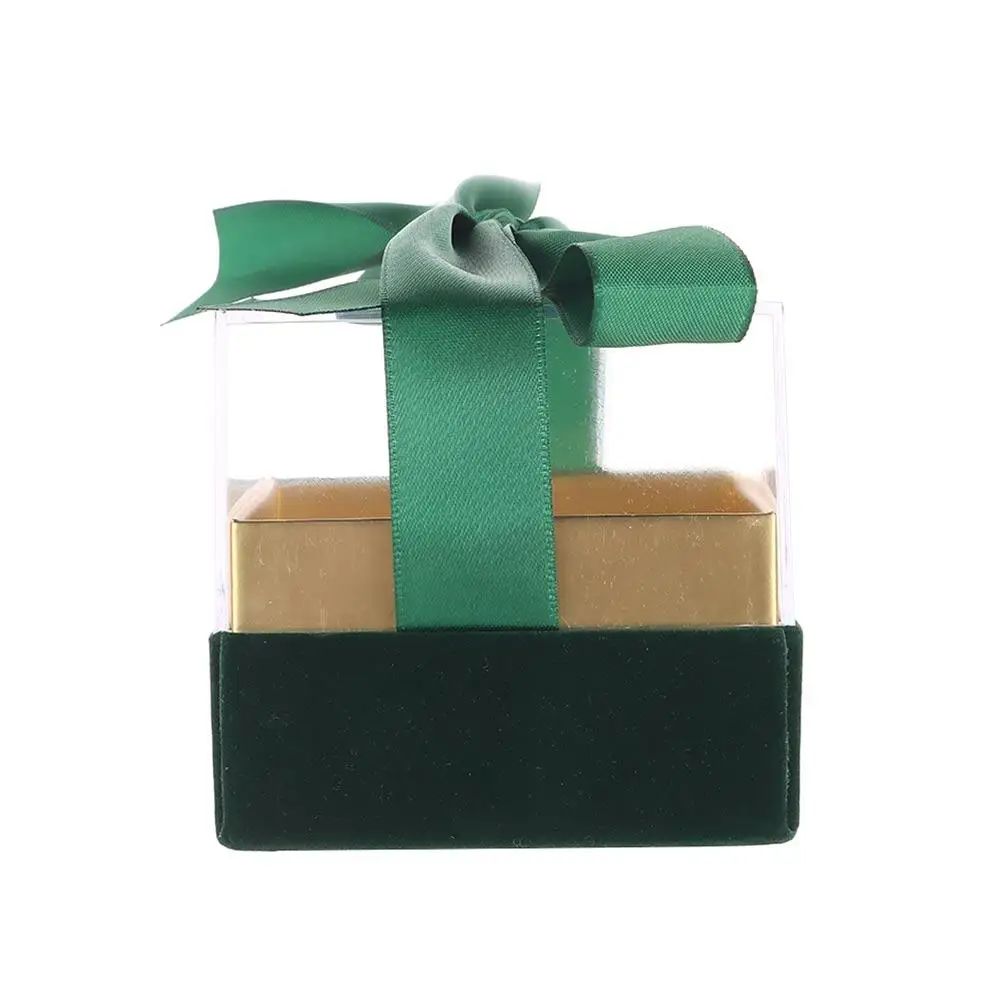 Clear Acrylic Gift Box with Elegant Bow – Transparent Luxury Packaging for Birthday Par... - SKU TCCB1601 - UGI Packaging